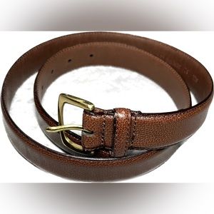 Club Room Brown Leather Belt Size 32